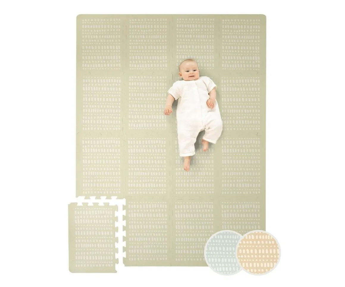 Alfombra de Juegos Puzle XL Beige