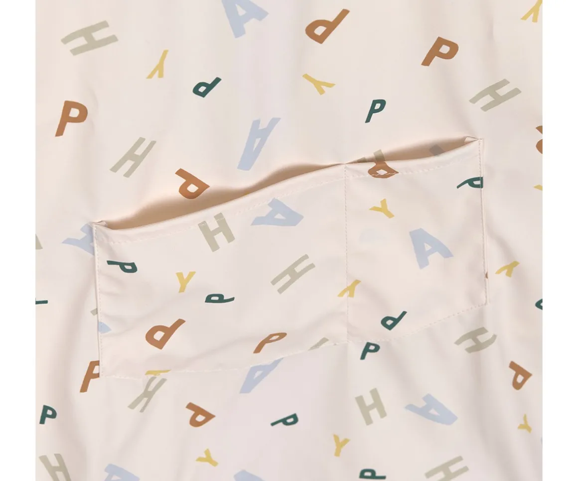 Bata de Pintura Escolar Happy Fruits Light Blue