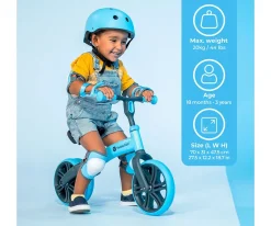 Bicicleta sin Pedales Yvelo Junior Azul