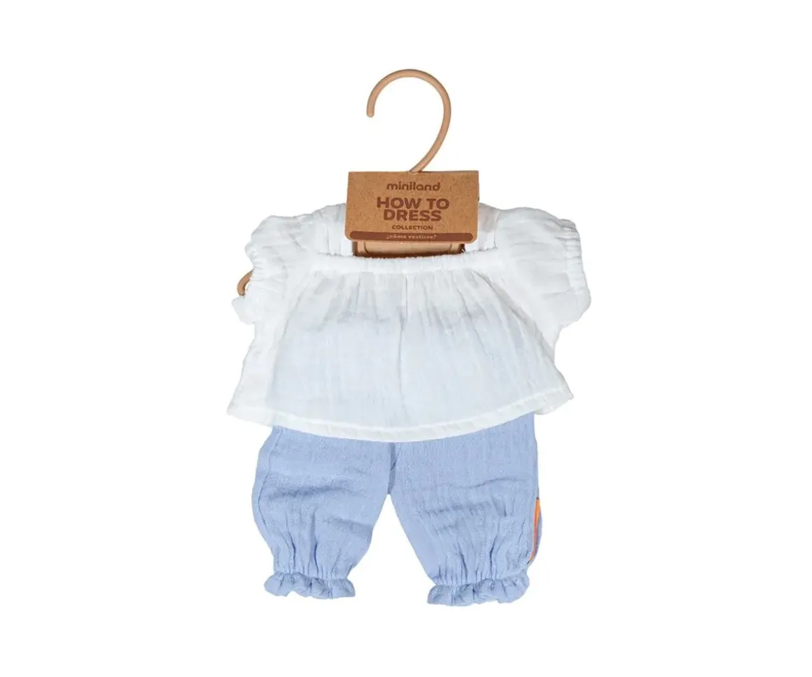 Blusa y Pantalón para Muñecos 38 cm