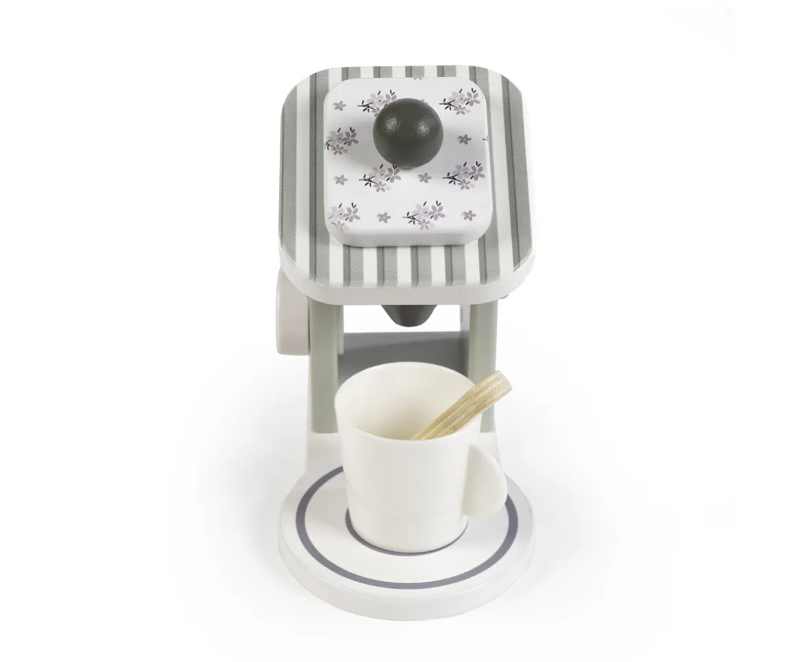 Cafetera Madera Botton