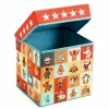 Caja de Almacenamiento Con Asiento Estrellas