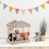 Caja para Peluches Gris/Natural