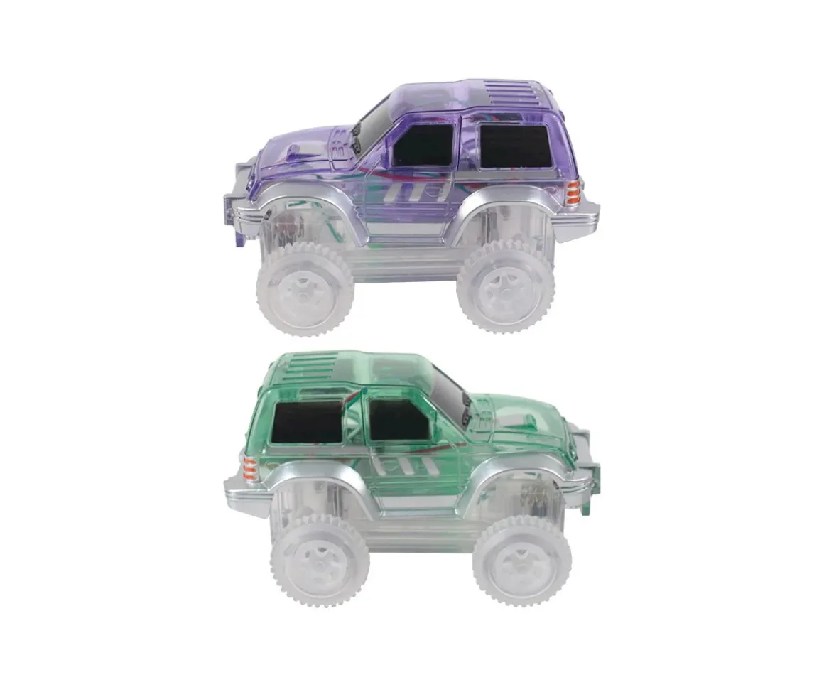 Coche para Pista de Carreras Cleverclixx Verde Pastel