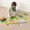 Conjunto de Trenes de Madera Naturaleza