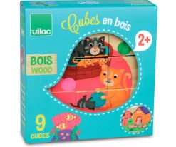 Cubos Madera Animales Madera
