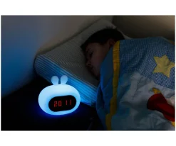 Despertador con Luz Nocturna Colores LED GIOrabbit