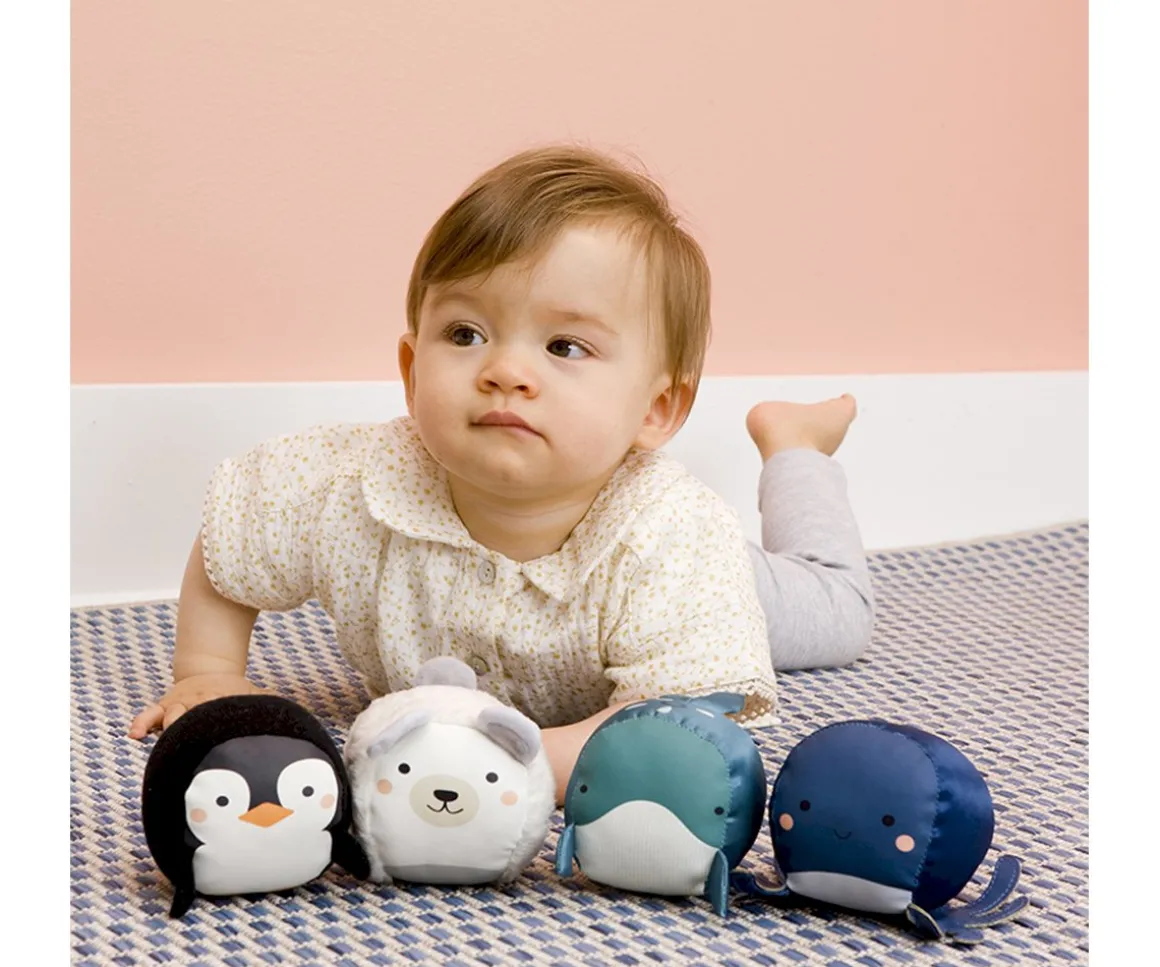 Dooballs Océano 4 bolas de peluche