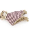 Doudou León Gala Cerise Personalizable