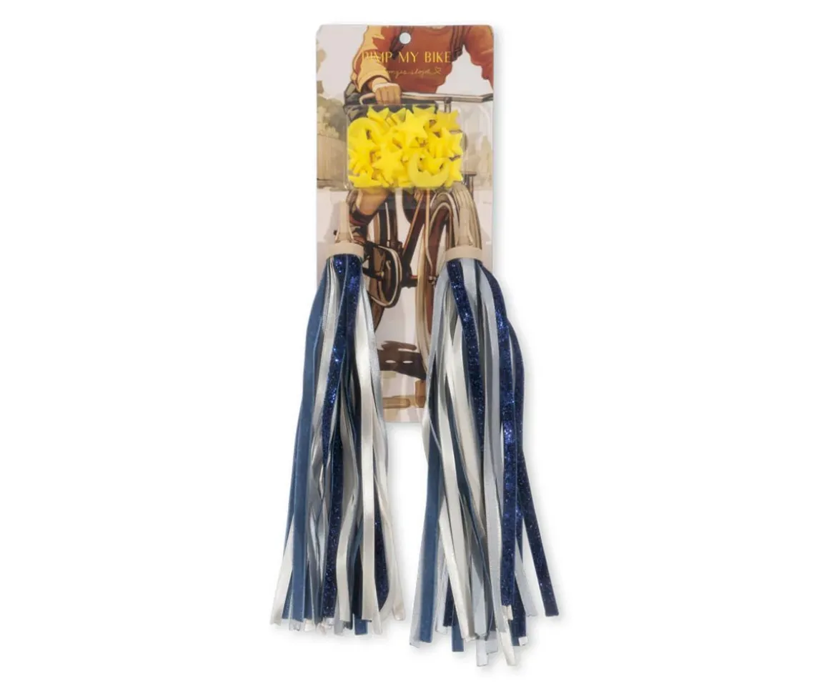 Flecos para Bicicleta Dark Blue Glitter