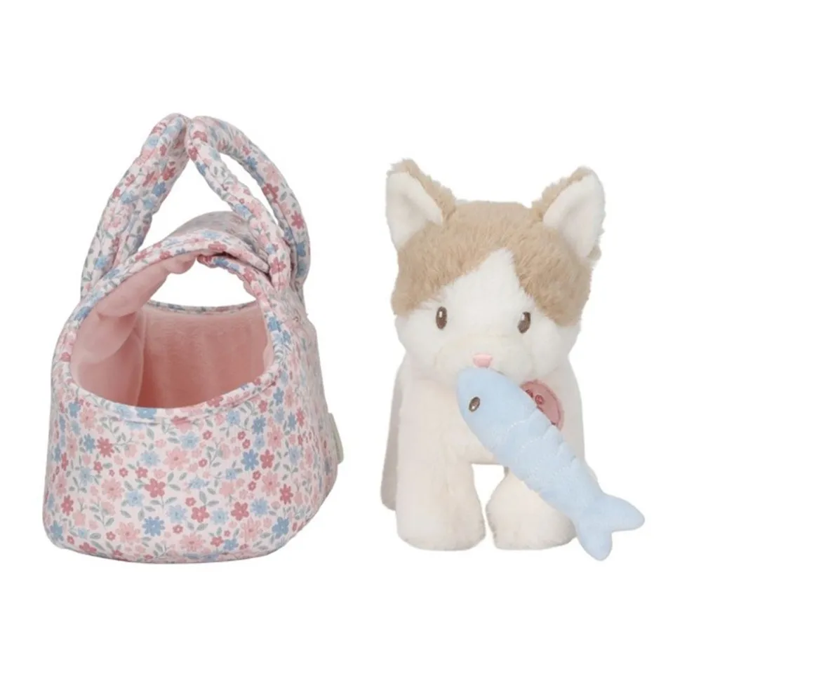 Gatito de Peluche Marley con Bolsa de Transporte