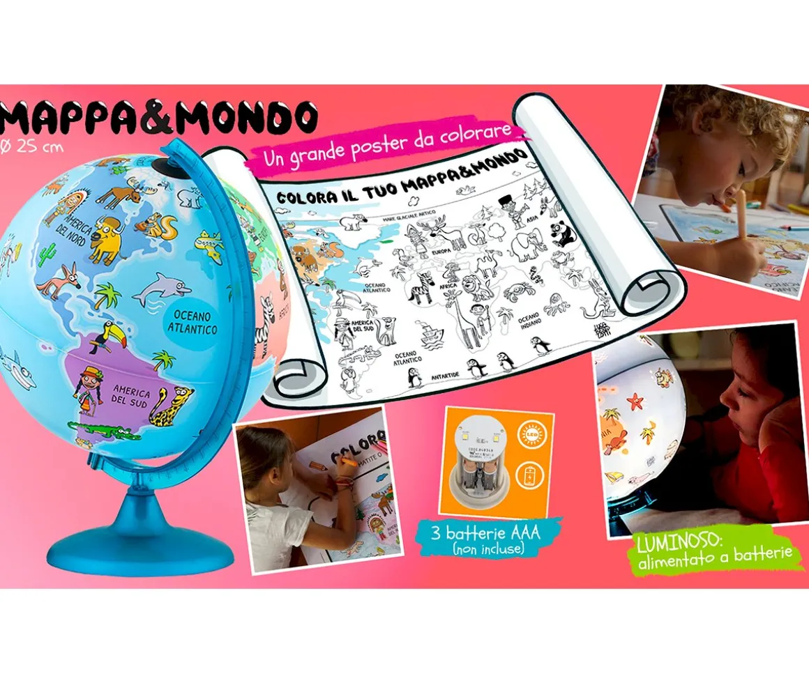 Globo Terráqueo Mapa&Mundo