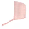Gorro Vichy Rosa para Muñeco