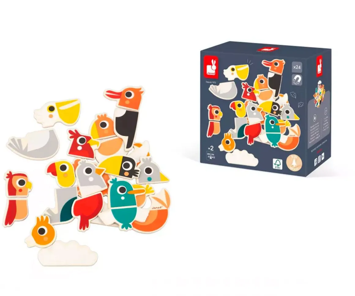 Imanes Mix & Match de Aves 24 Piezas