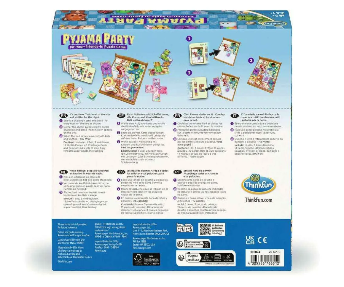 Juego de Mesa Puzzle Pyjama Party