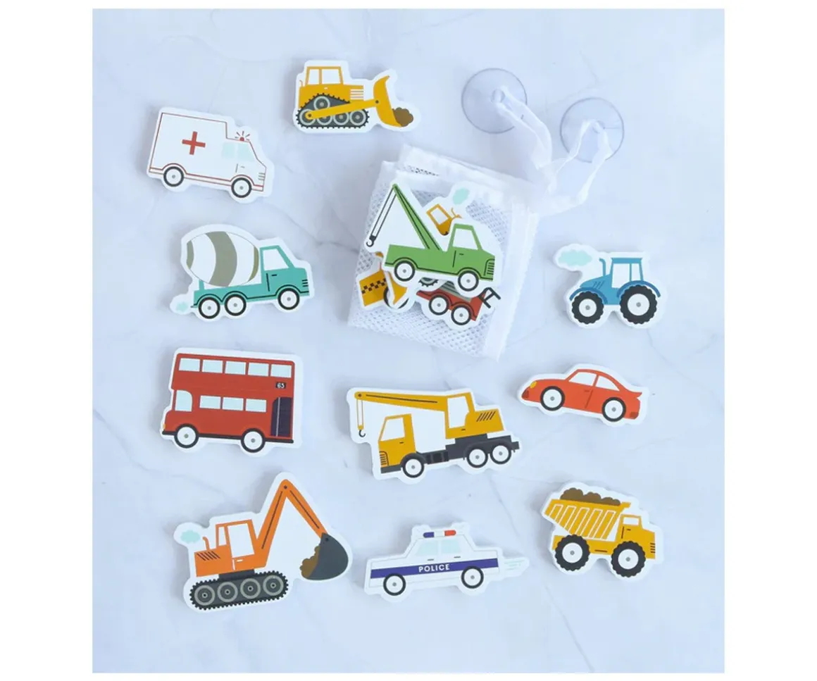 Juguetes de Baño Foam Vehicles