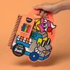 Libro OMY con Pinturas y Pegatinas Yummy