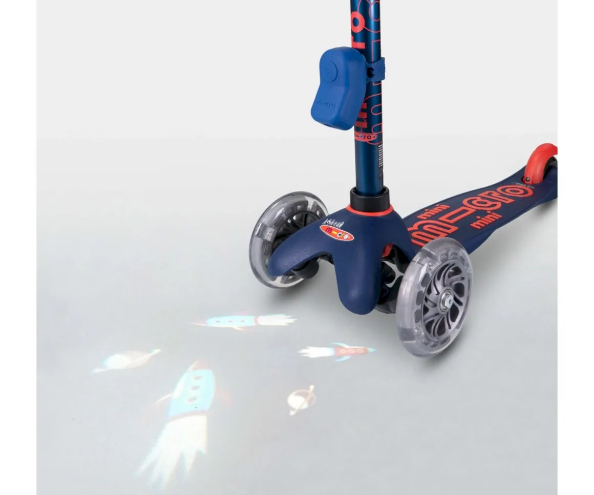 Luz Linterna Proyector Micro Floor Light Cohete para Patinetes