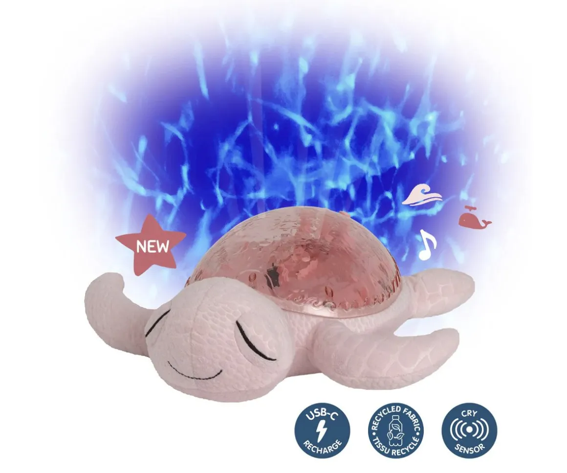 Luz Nocturna Recargable Tranquil Turtle Rosa