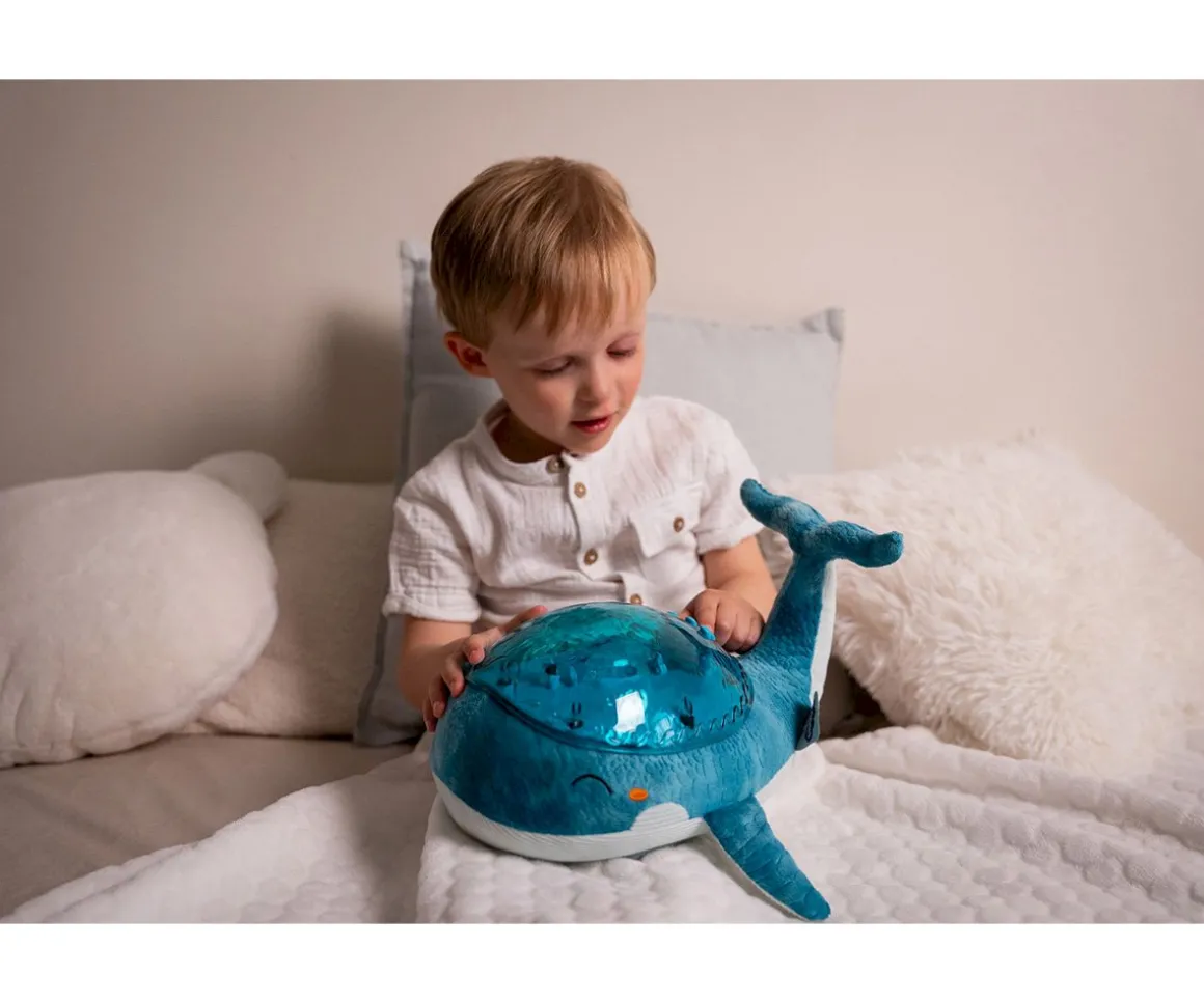 Luz Nocturna Recargable Tranquil Whale Azul