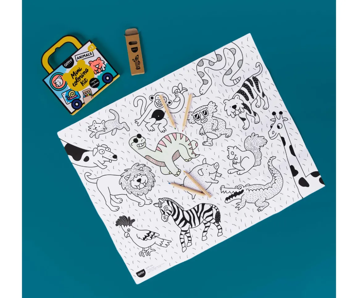 Mini Pocket Omy Animals para Colorear