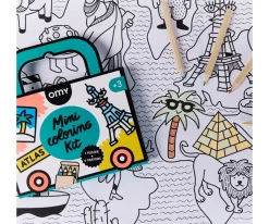 Mini Pocket Omy Atlas para Colorear