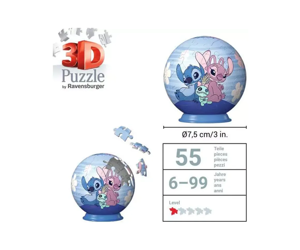 Mini Puzzle 3D Ball Stitch