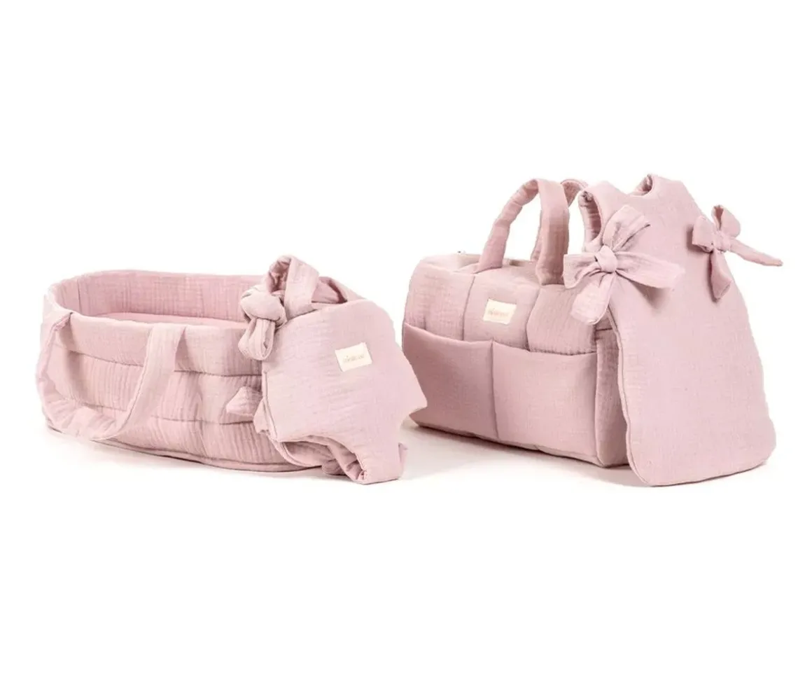 Mochila Portabebé Orchid Pink para Muñecos