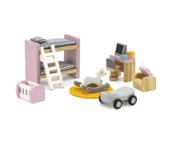 Muebles Dormitorio Infantil para Casa de Muñecas