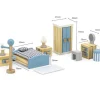 Muebles Dormitorio Principal para Casa de Muñecas