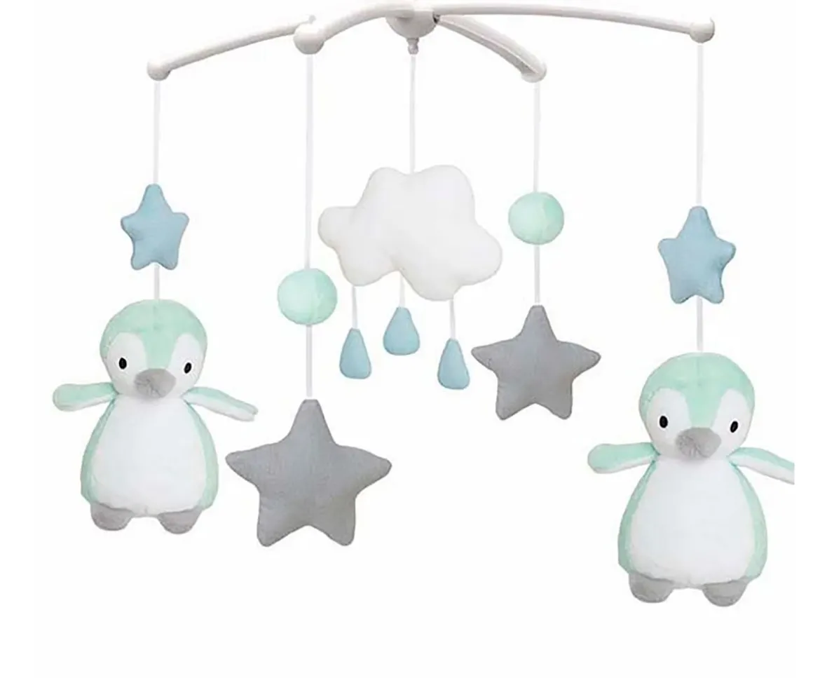 Móvil de Cuna Musical Pingüino
