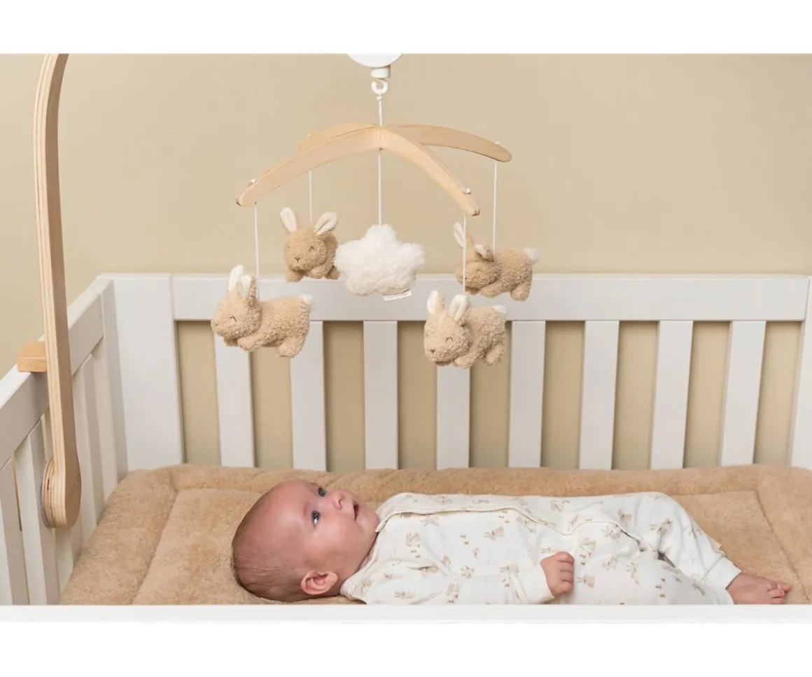 Móvil Musical Madera Baby Bunny