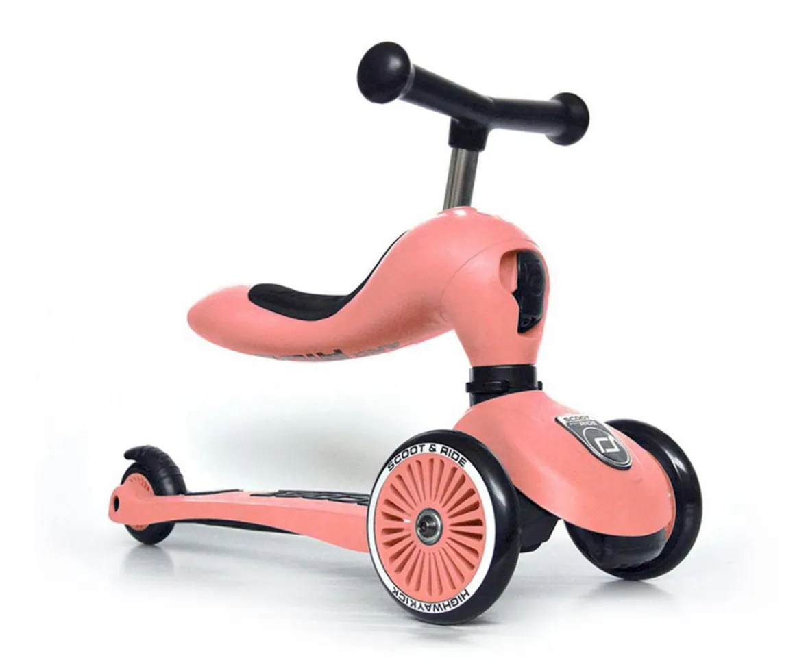 Patinete 2 en 1 Highwaykick One Peach