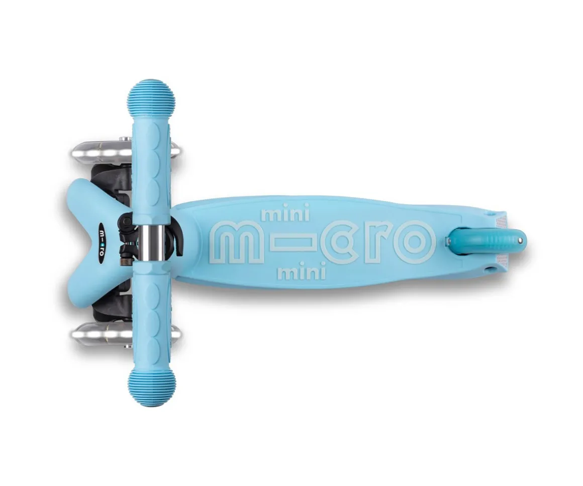 Patinete Mini 4 en 1 Deluxe LED Azul