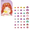 180 Pegatinas para Uñas Bling-Bling "Fiesta de la Pequeña Princesa"