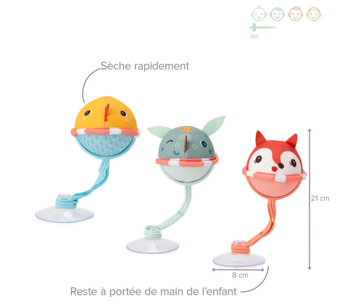 3 Pelotas Para El Baño