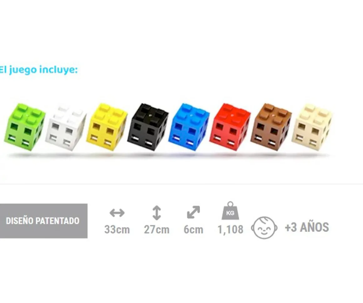 200 Piezas de Construcción Classic CUBE