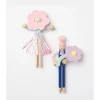 50 Pinzas de Madera Retro Natur