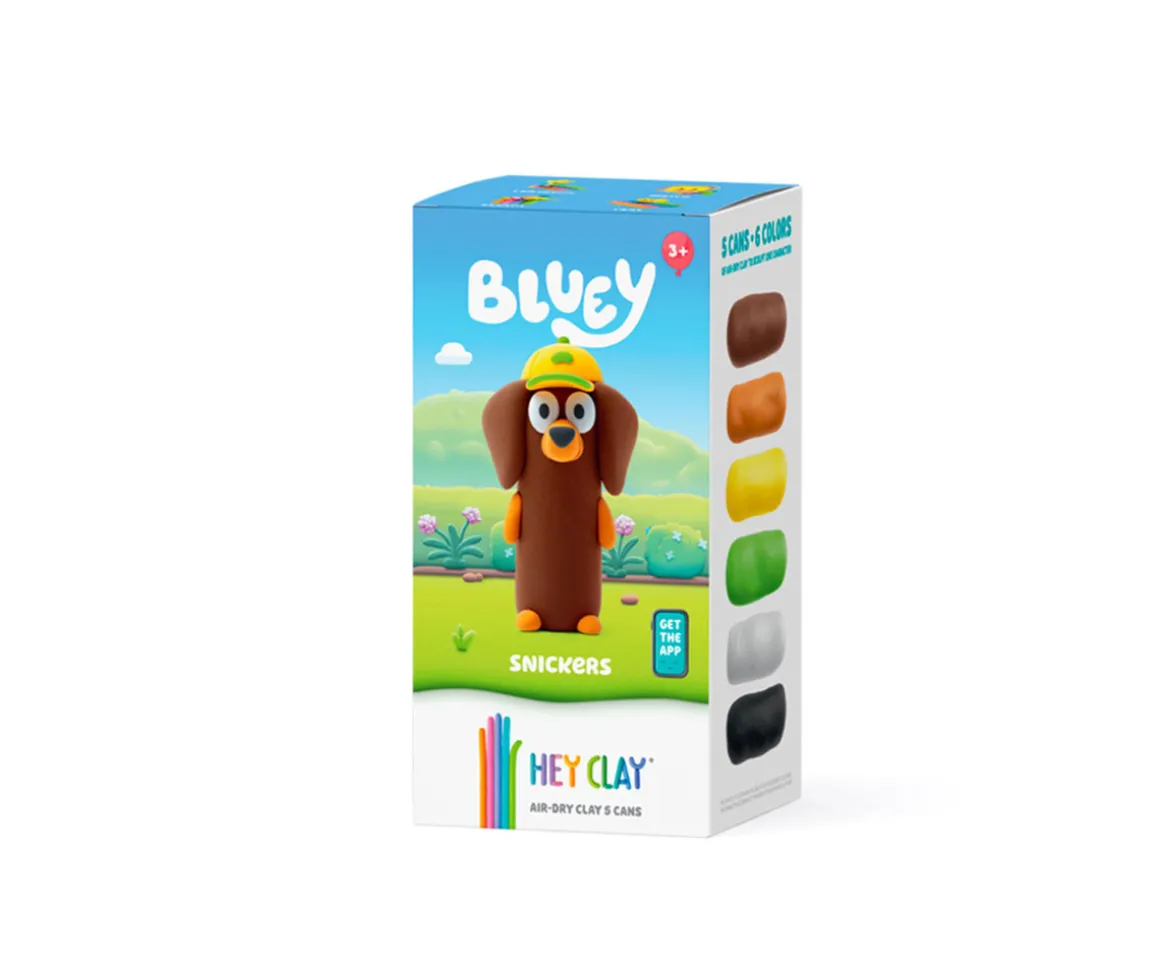 Plastilina Interactiva Bluey Snickers (5 colores)