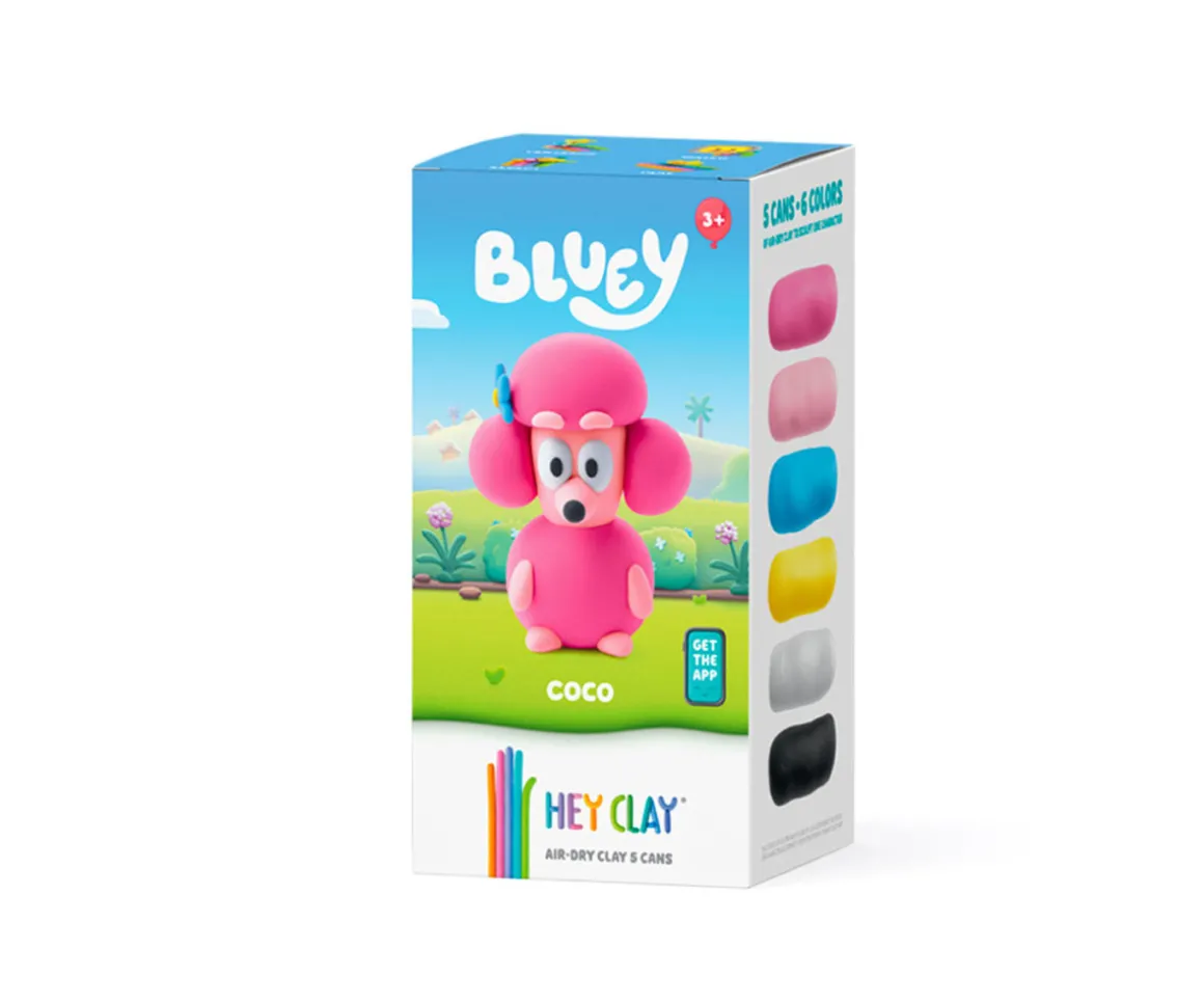 Plastilina Interactiva Bluey Coco (5 colores)