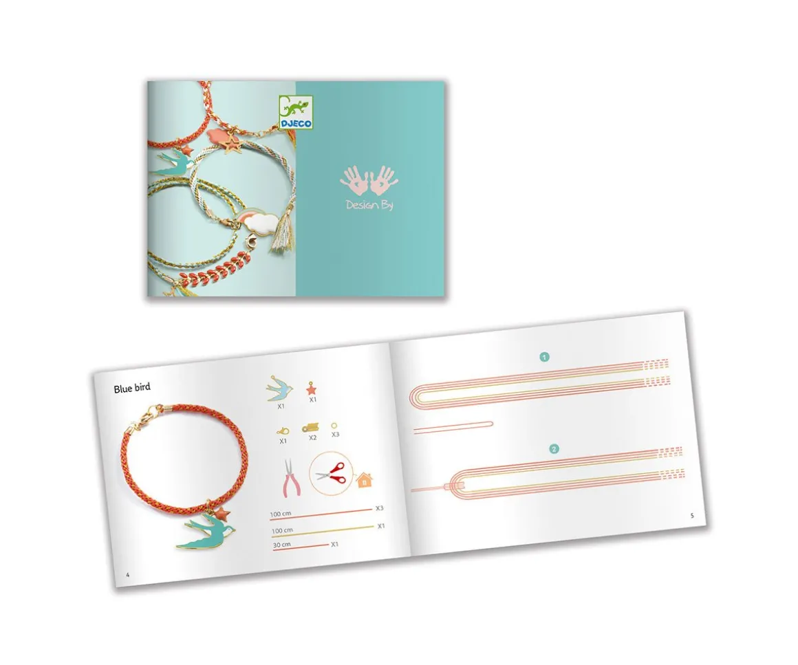 Pulseras Kumihimo Celeste