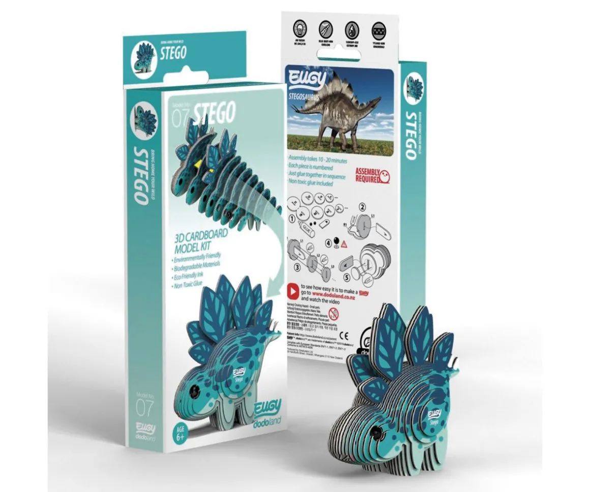 Puzzle 3D Eugy Stegosaurio