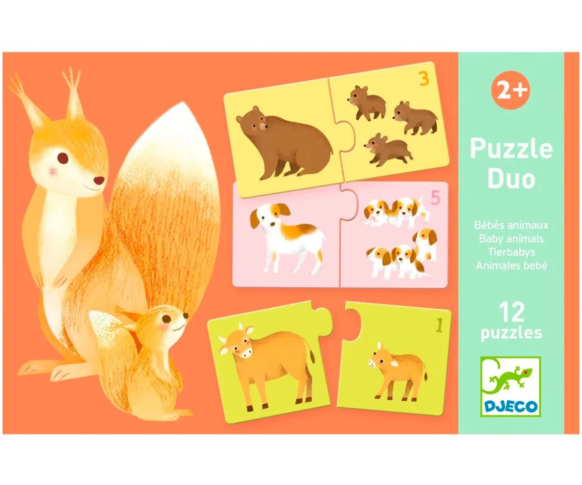 Puzzle Dúo Baby Animals