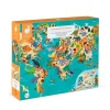 Puzzle Educativo Los Dinosaurios 200 Piezas