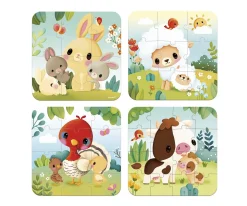 Puzzle Evolución Animales de la Granja