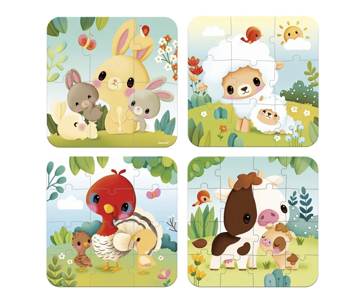 Puzzle Evolución Animales de la Granja