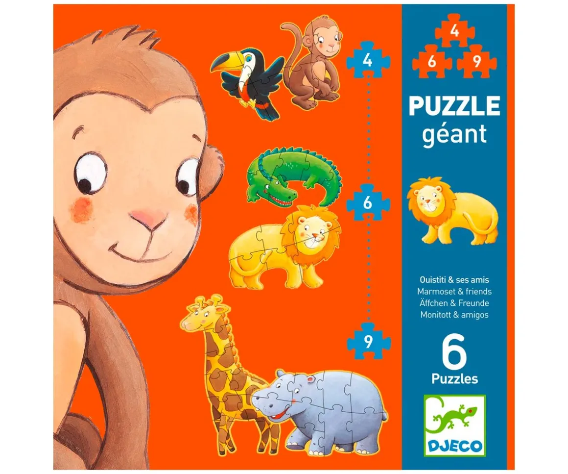 Puzzle Evolutivo Ouistiti y sus Amigos
