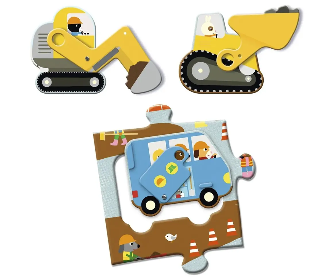 Puzzle Gigante Sitio de Construcción