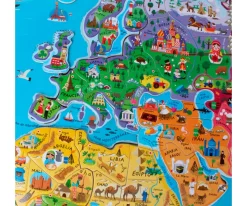 Puzzle Magnético Mapa del Mundo