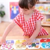 Puzzle Make a Match Number Train